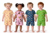 Printed Cotton Kids Matching Set (Combo 4)