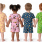 Printed Cotton Kids Matching Set (Combo 4)