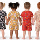 Printed Cotton Kids Matching Set (Combo 4)